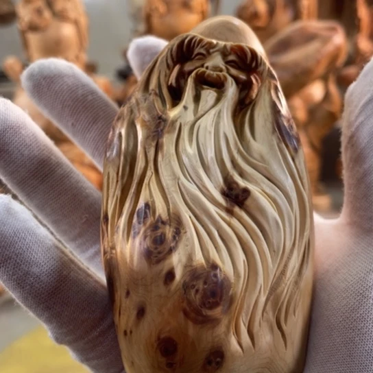 用***9柏木（崖柏）崖柏工艺品手把件