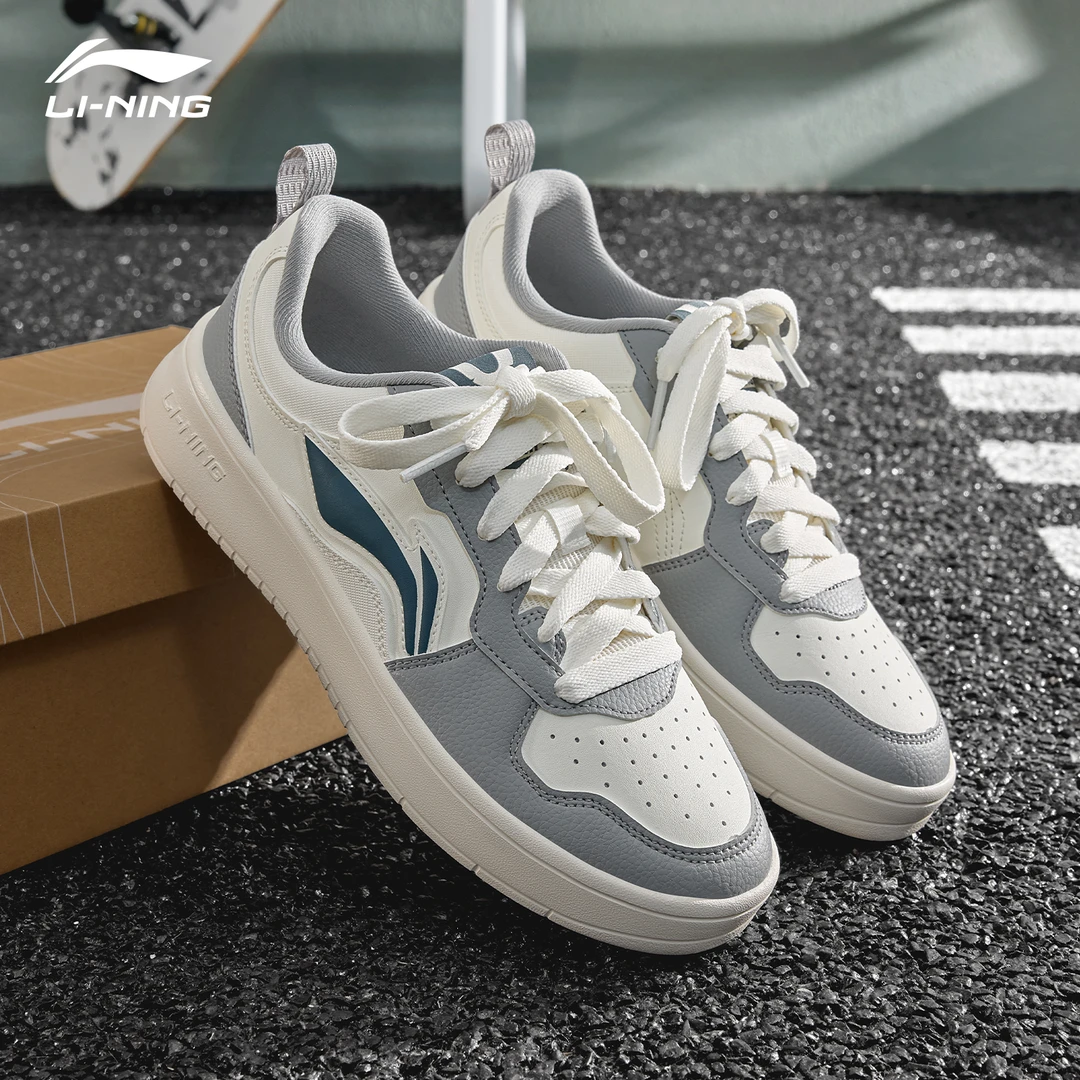 李宁初云男鞋板鞋夏季新款低帮透气运动鞋百搭学生鞋子时尚休闲鞋