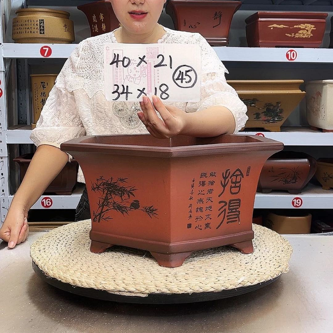 紫砂花盆紫砂花盆