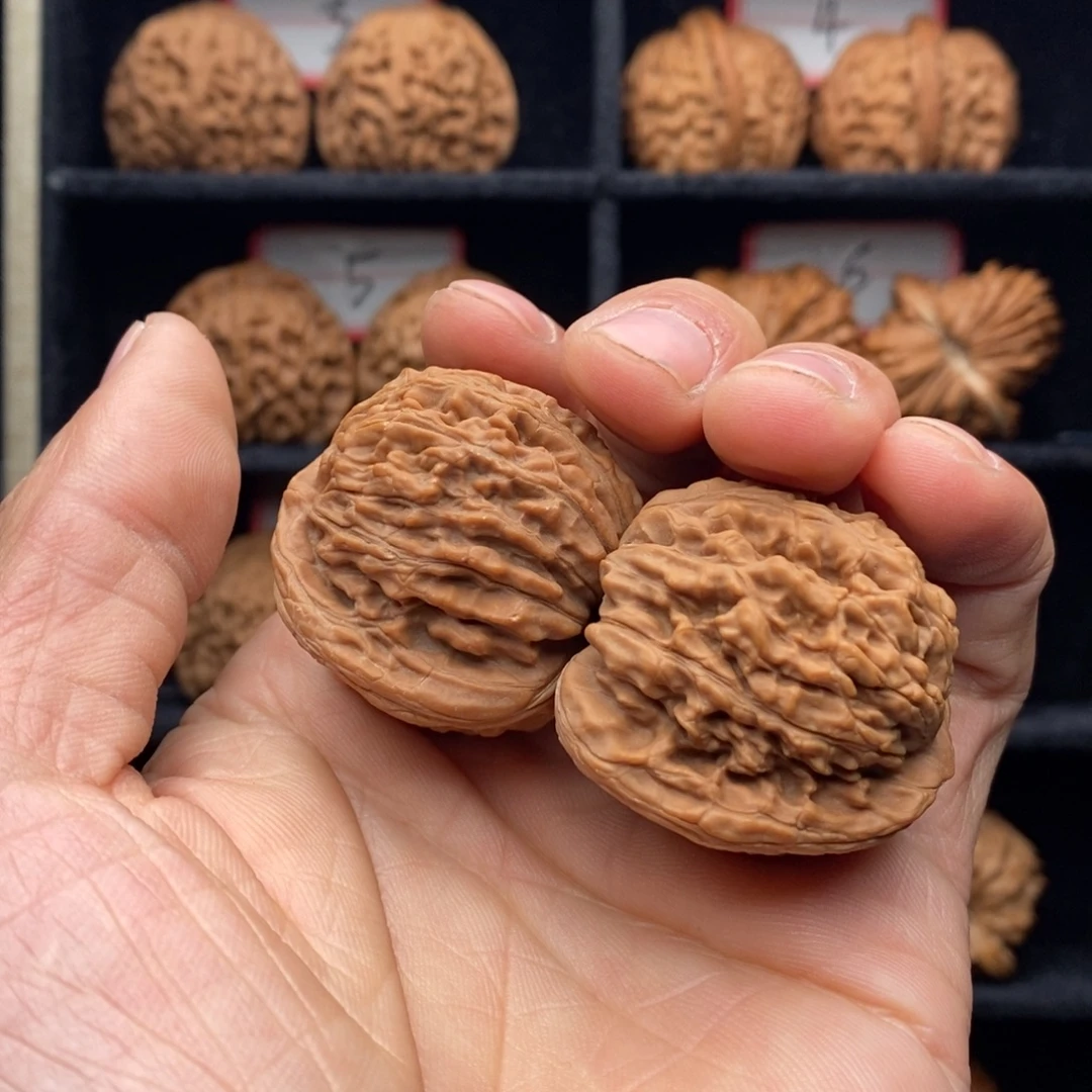 文玩核桃把件41尺全品四座楼