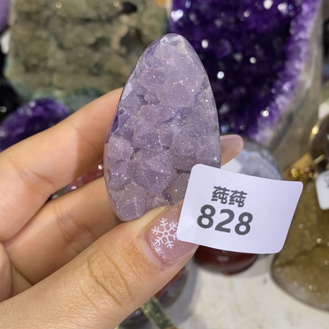 紫晶未镶嵌大型摆件（非配饰）软糖
