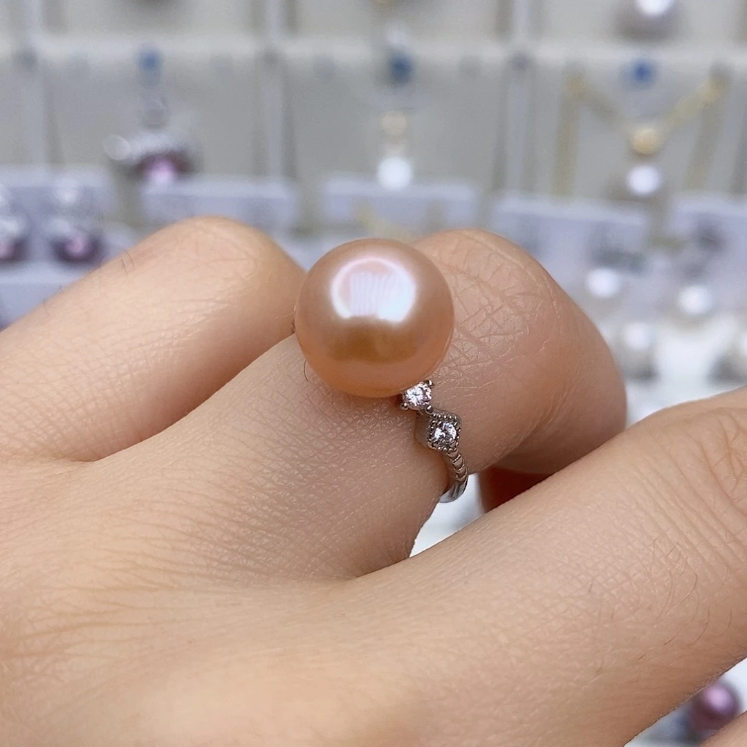 淡水珍珠颈饰银S925镶嵌