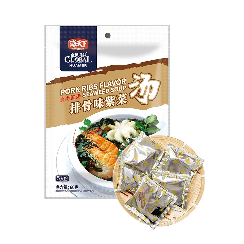 海天下排骨味紫菜汤 60g/包