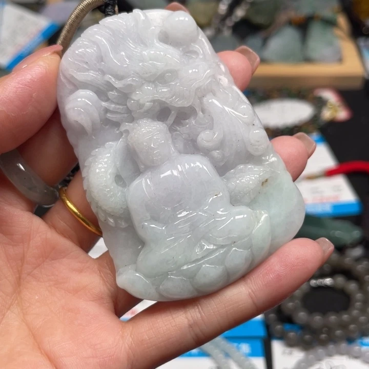 颈饰未镶嵌翡翠天然A货缅甸翡翠