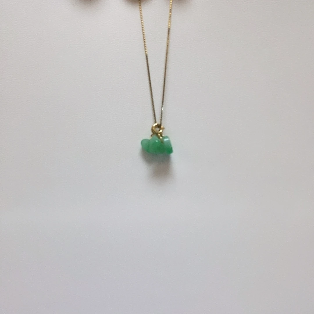 翡翠18K金镶嵌颈饰多样性发一