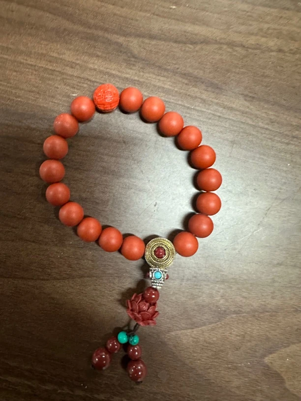 天然辰砂梦梦精品链接B20号手串