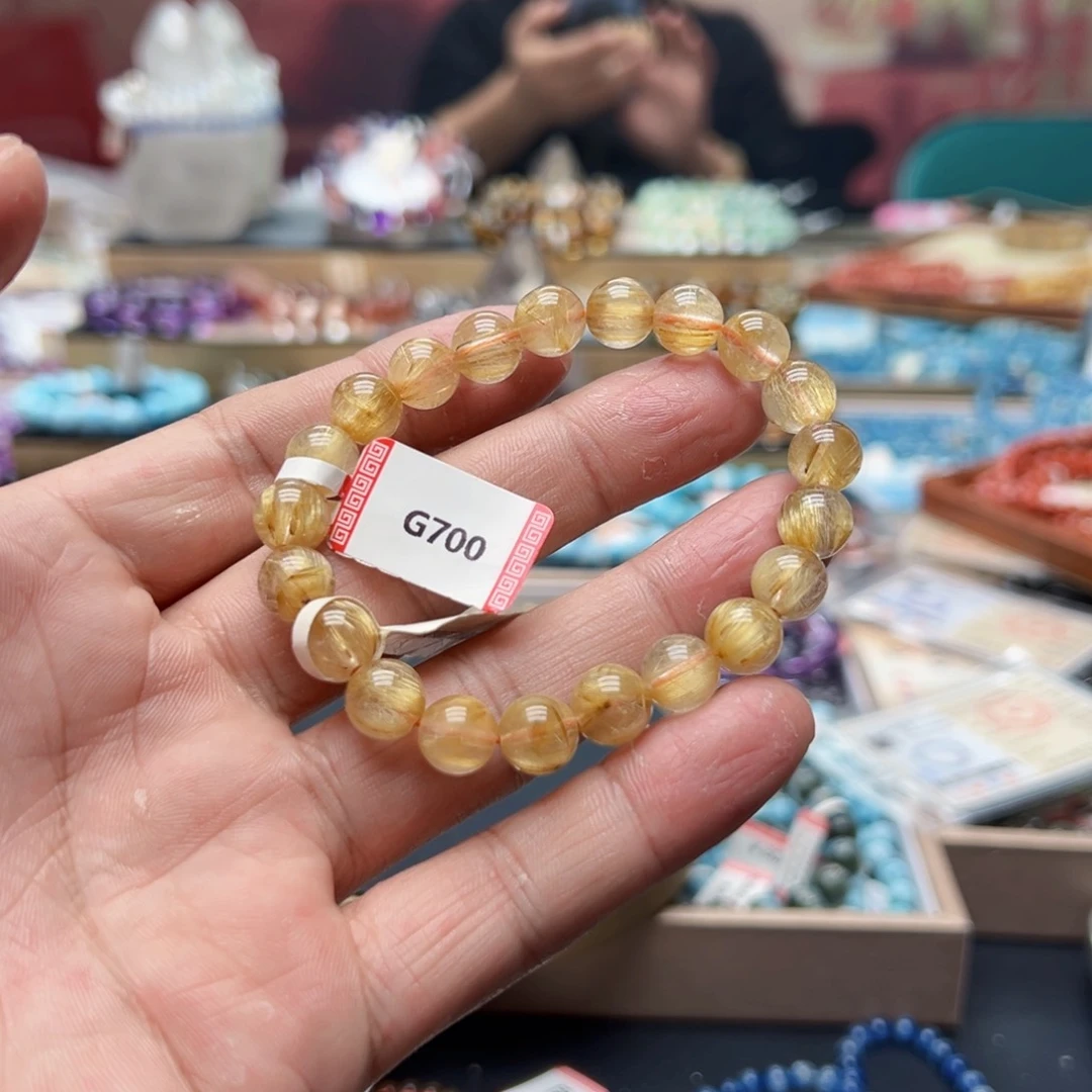 未镶嵌手链水晶岑**岑发晶手串g700