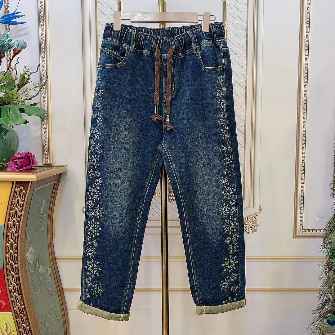 （裤长100）新款时尚牛仔裤73262