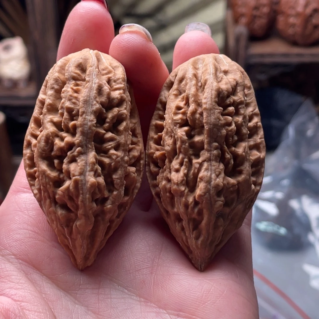 文玩核桃把件楸刀鱼113