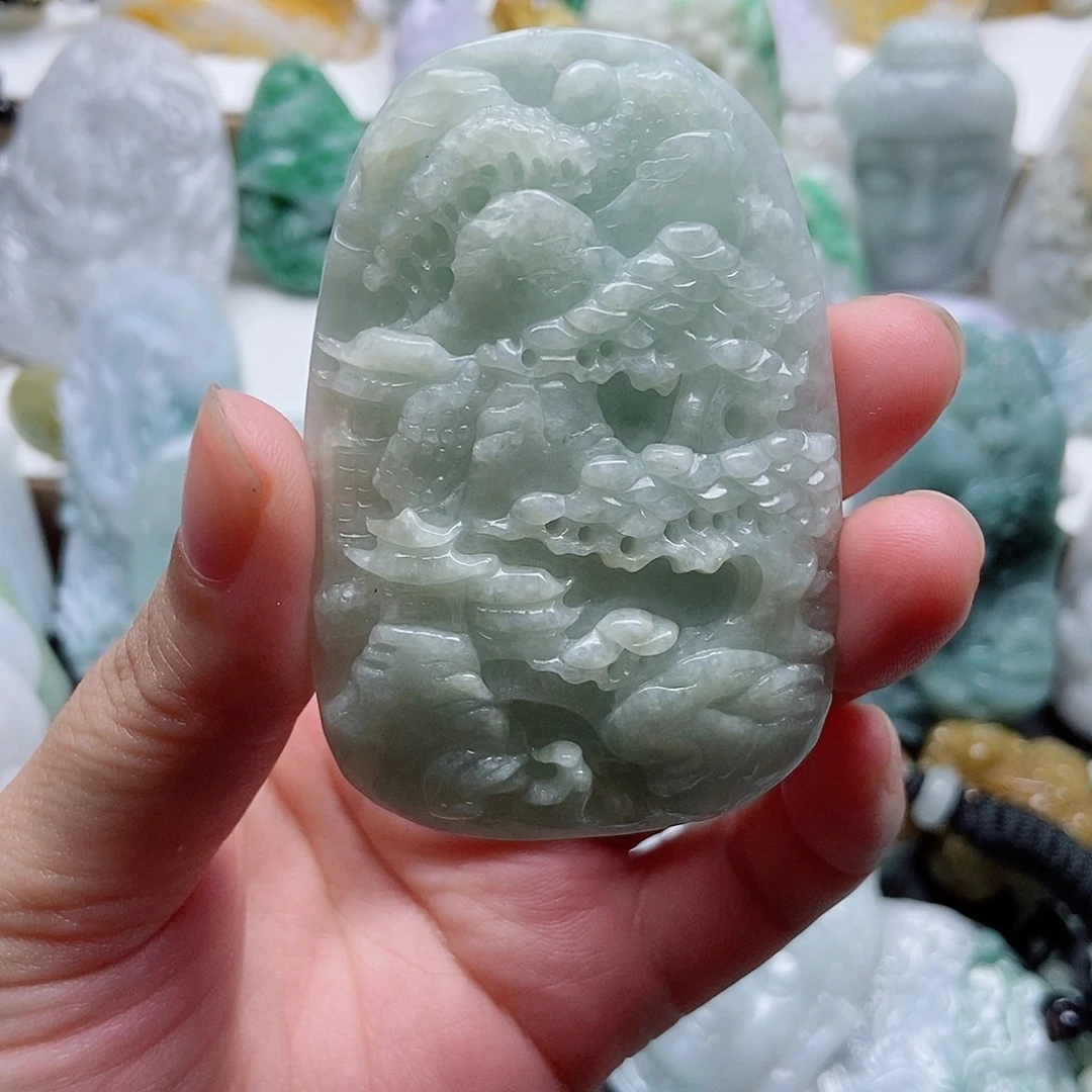 吊坠(不含链)未镶嵌翡翠1