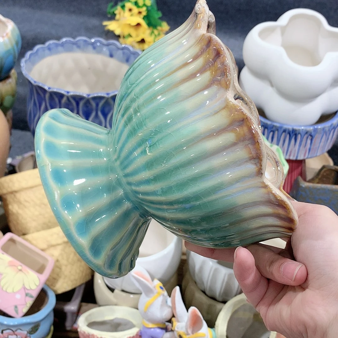 陶瓷陶瓷多肉花盆特价