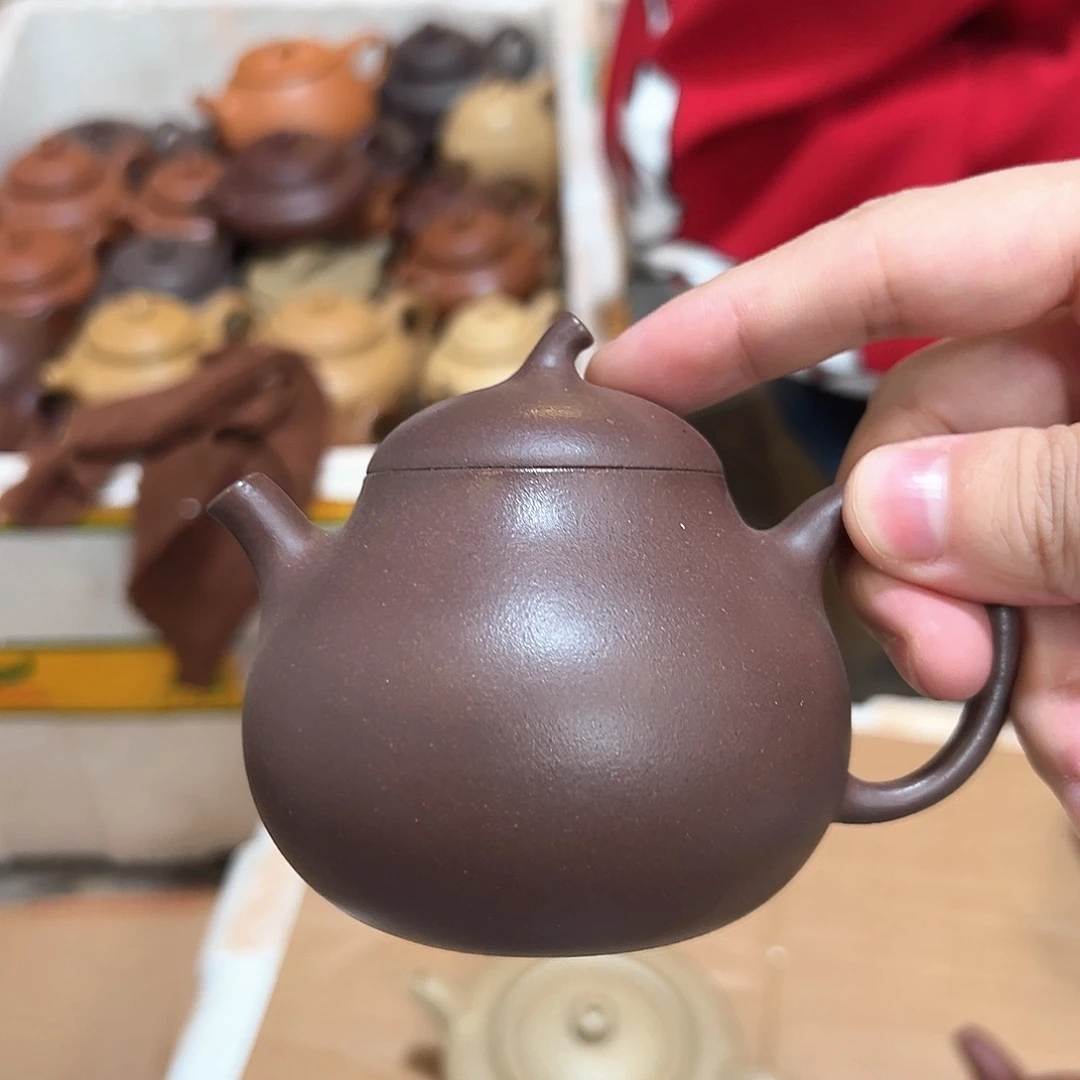 茶壶紫砂一厂紫泥茄段全品