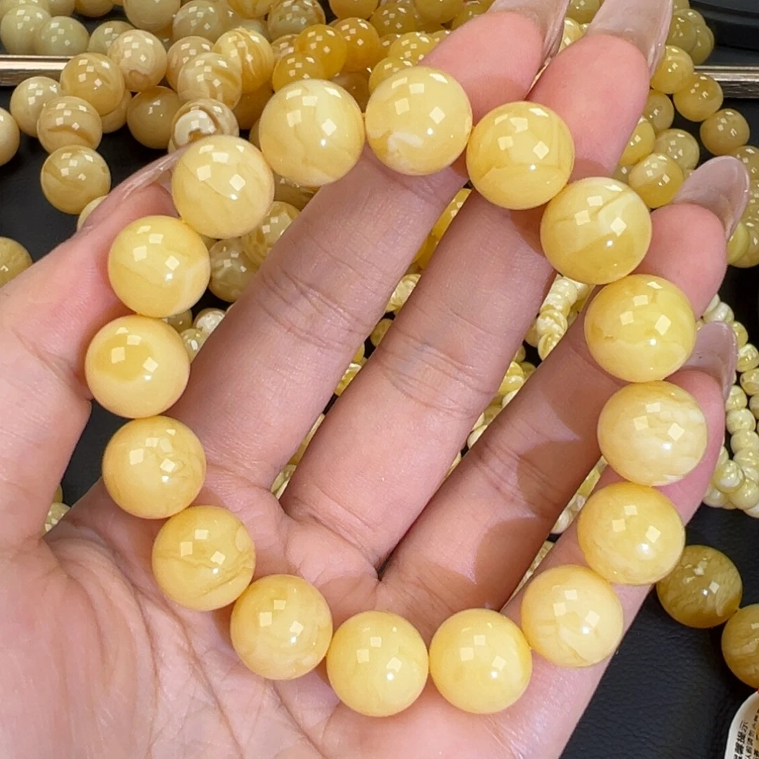 琥珀未镶嵌手链20.5阿尔卑斯