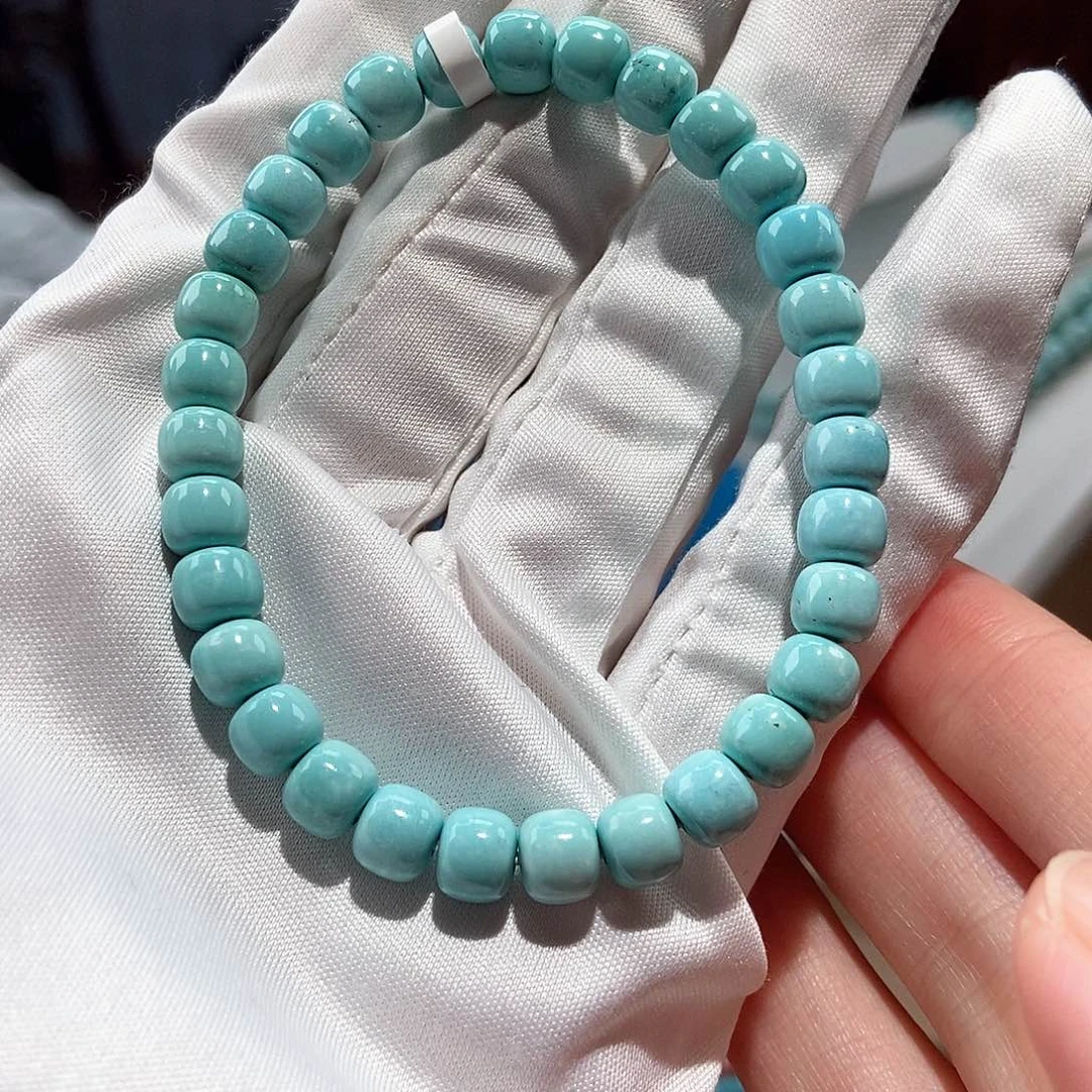 绿松石未镶嵌老型单圈卡6+