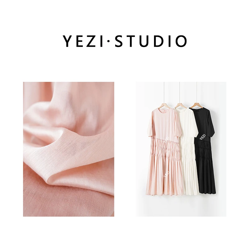 MUSEWAVE MSW/沐诗薇【东方美人】桑蚕丝腰部司马克连衣裙25234023