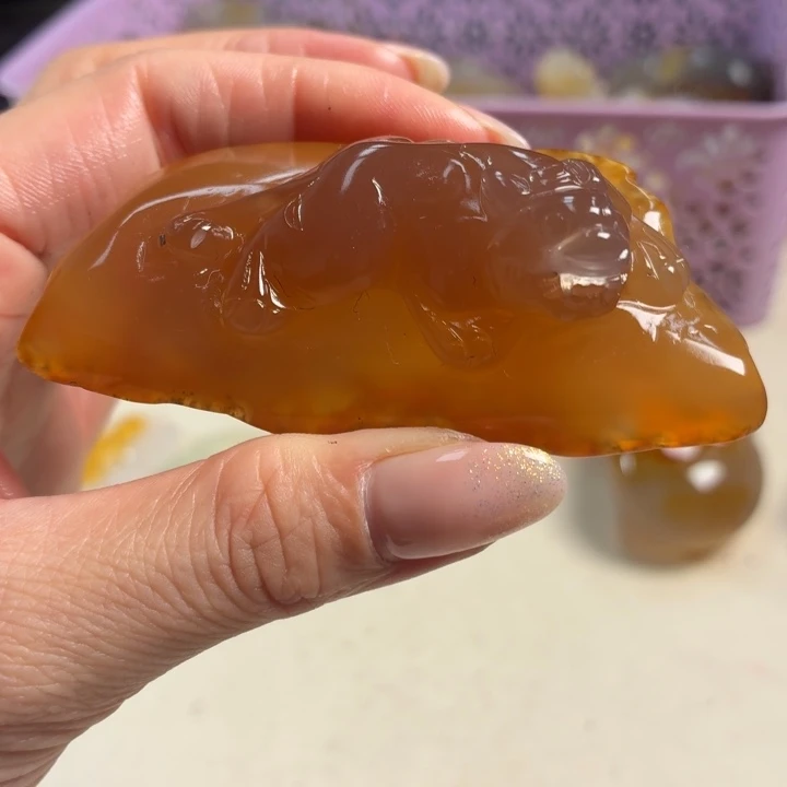 玛瑙/玉髓未镶嵌吊坠(不含链)