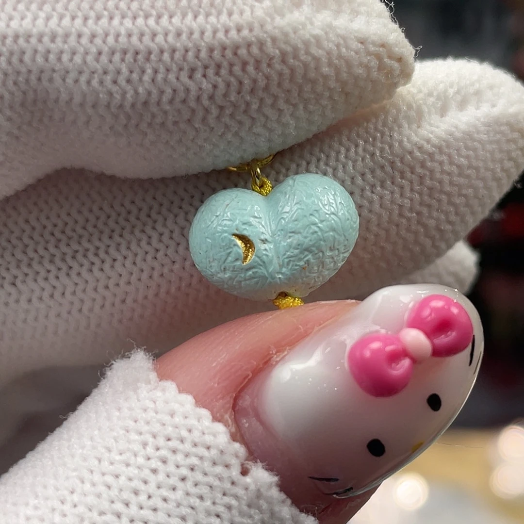 绿松石未镶嵌挂件