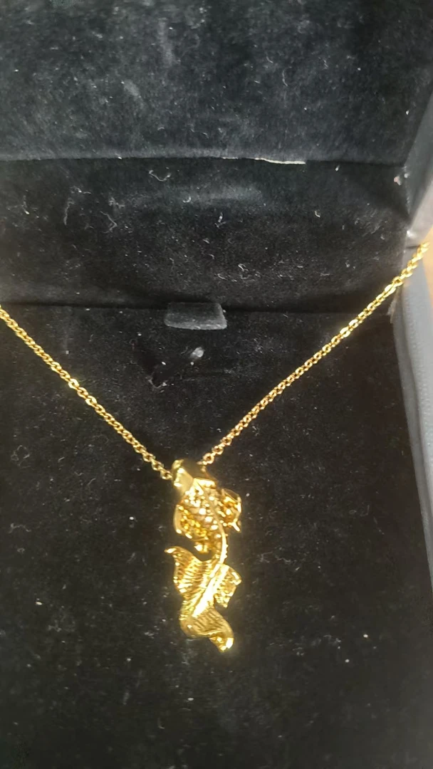 A749雅雅精工鱼项链