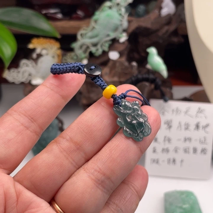 翡翠未镶嵌颈饰玉