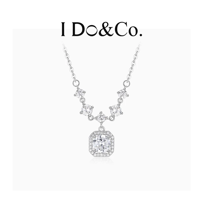 I Do&Co. 坠链均925银 星空方糖项链女 轻奢小众高级银饰锁骨链