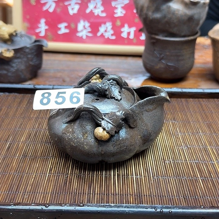 纯手工制作粗陶茶具