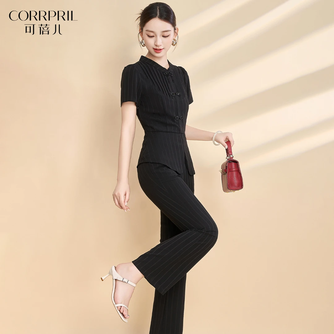 【可蓓儿】新中式国风套装女夏2025新款杭州高端可蓓儿减龄40减龄穿