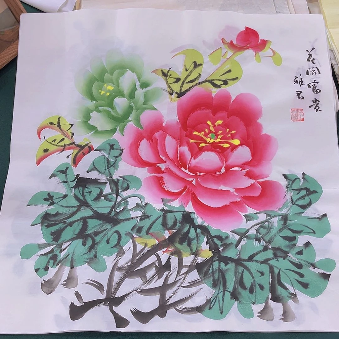 国画宣纸国画纯手绘作品