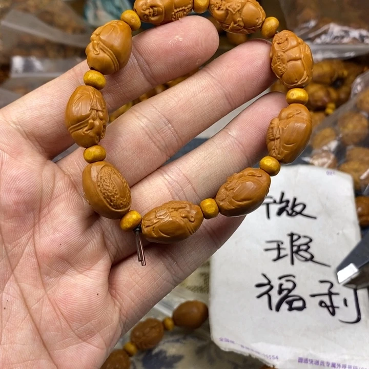 橄榄核手串/手链橄榄核雕工艺手串