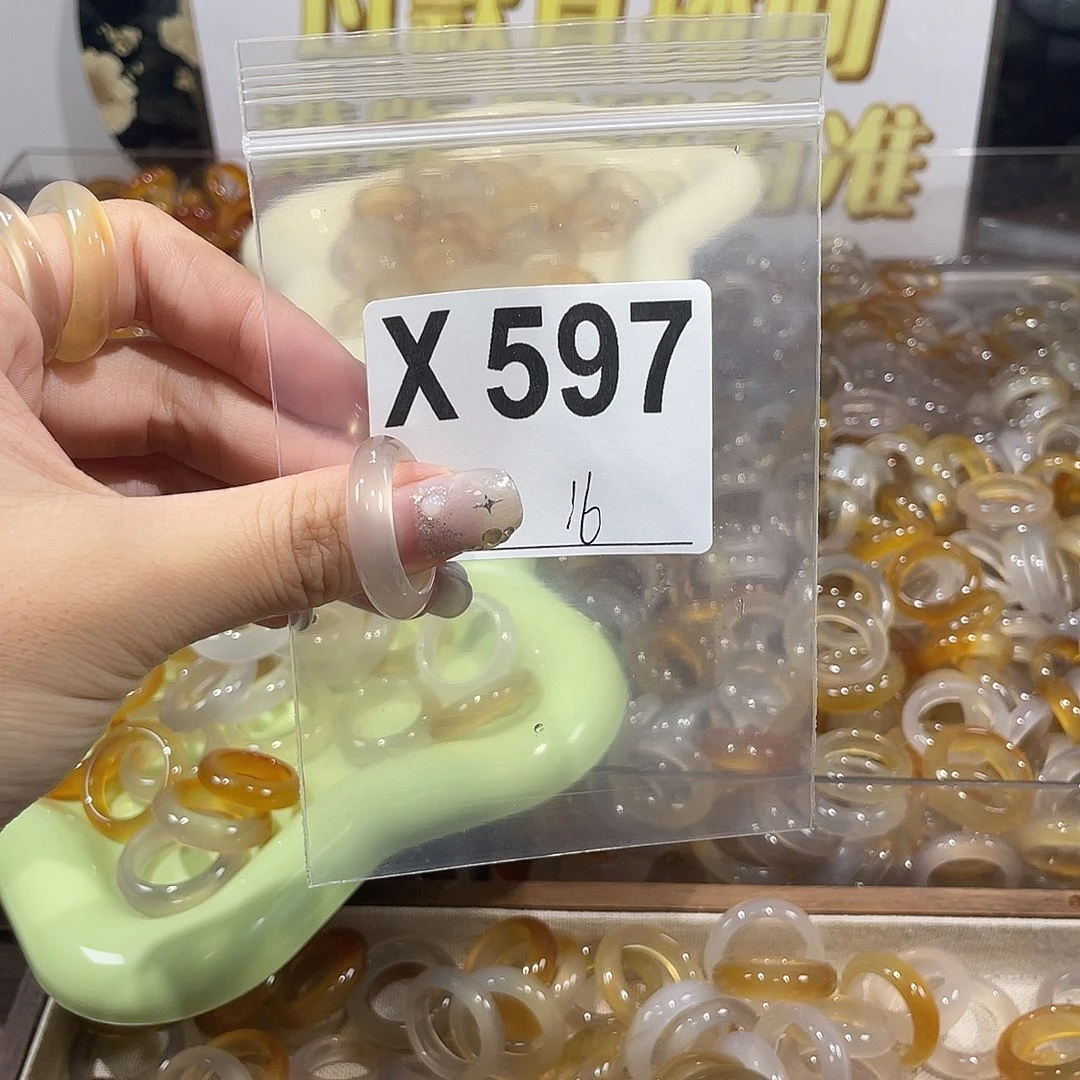 未镶嵌戒指玛瑙/玉髓597