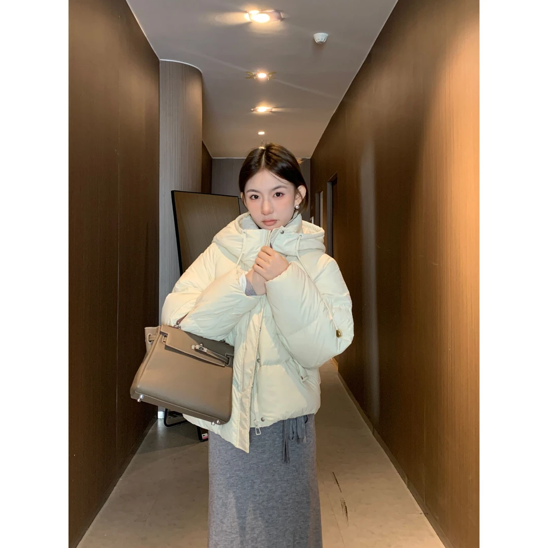万万【清清】糯香暖羽设计感百搭保暖口302
