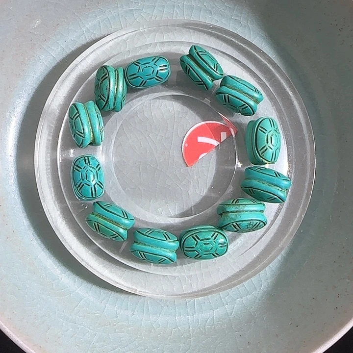 瓷片摆件恭喜发财工艺结缘236