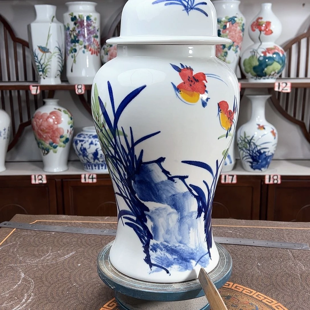 摆件景德镇陶瓷将玉