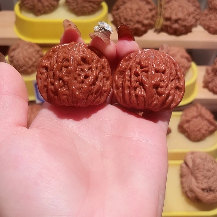 把件文玩核桃四座楼