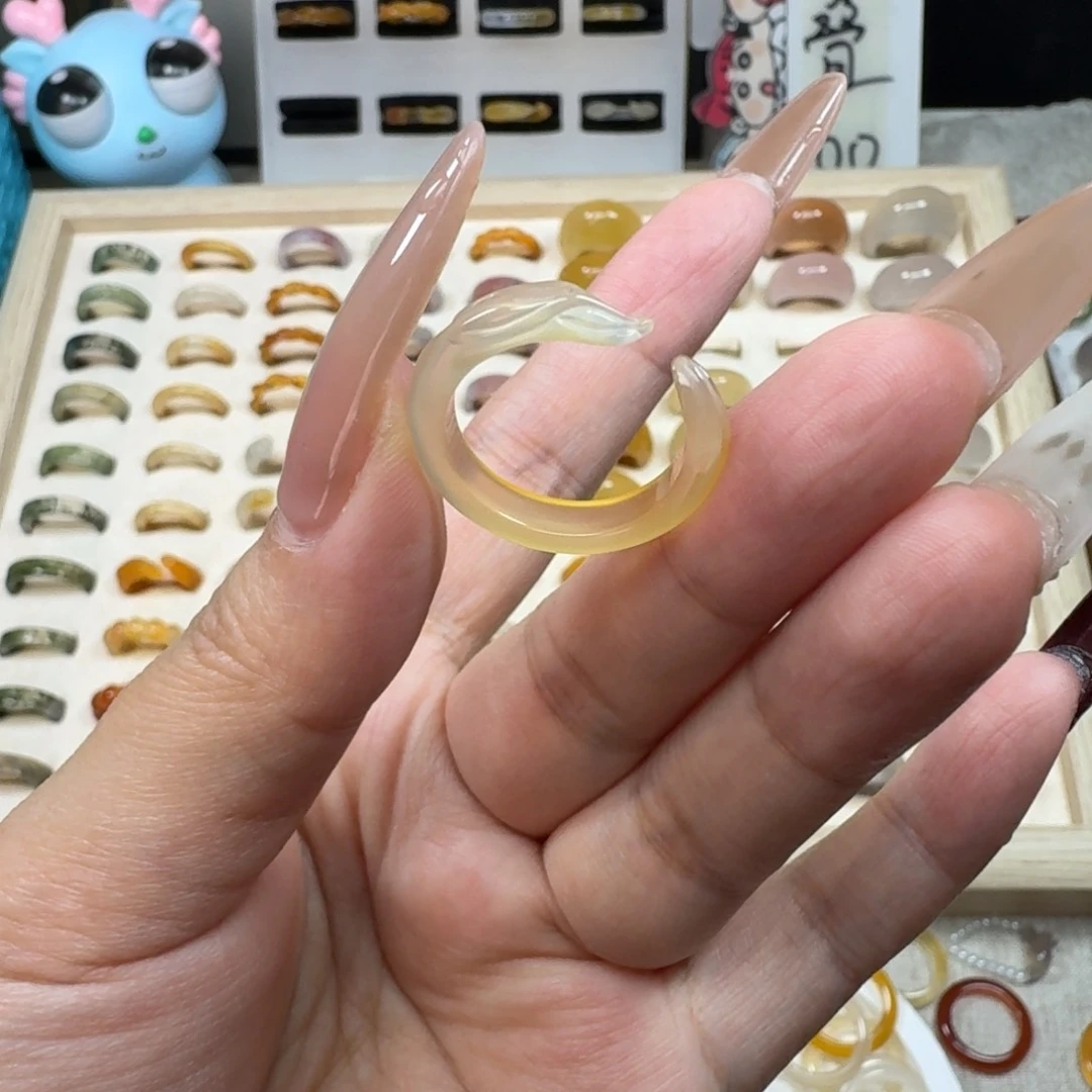 未镶嵌戒指玛瑙/玉髓912港16