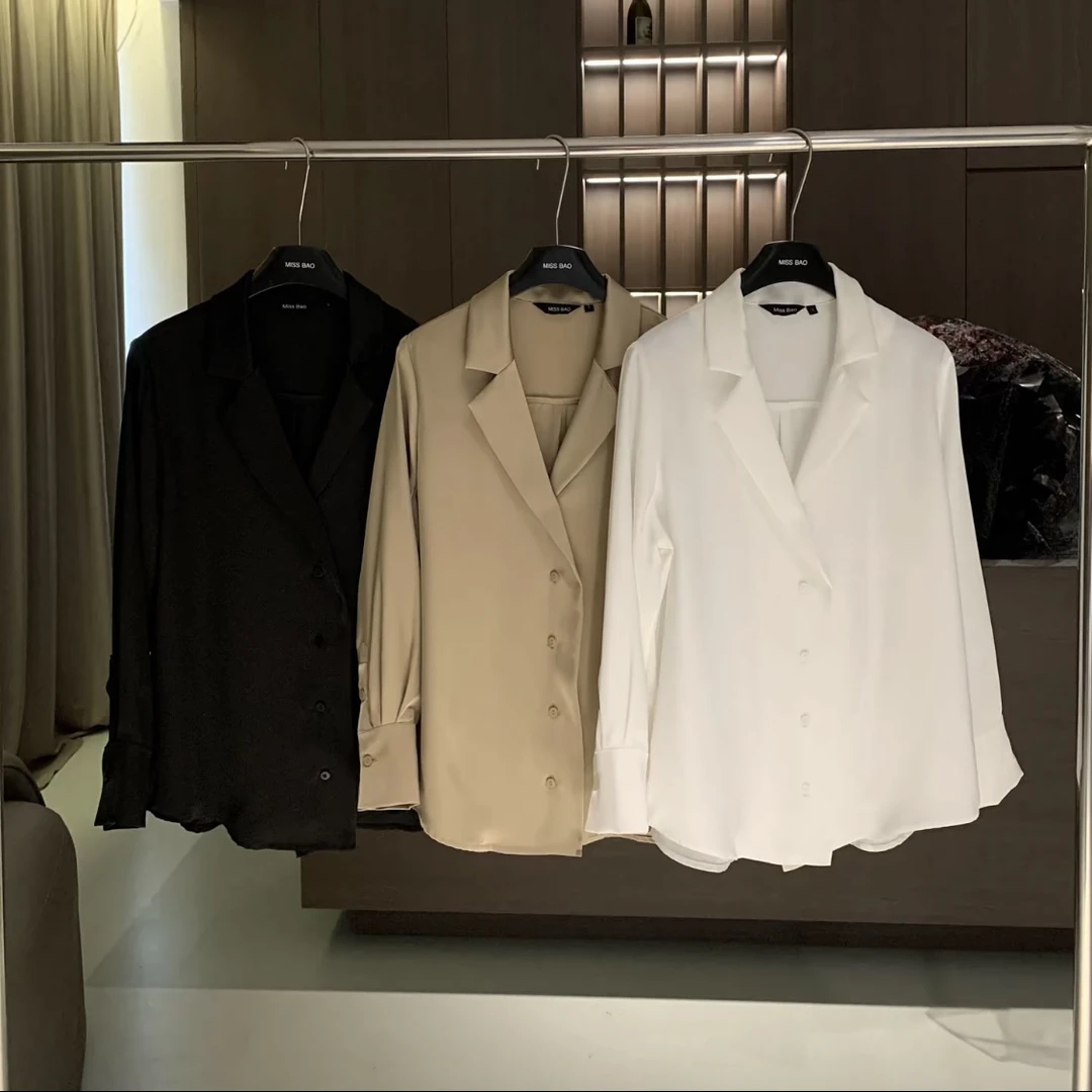 MISS BAO 西装领衬衫