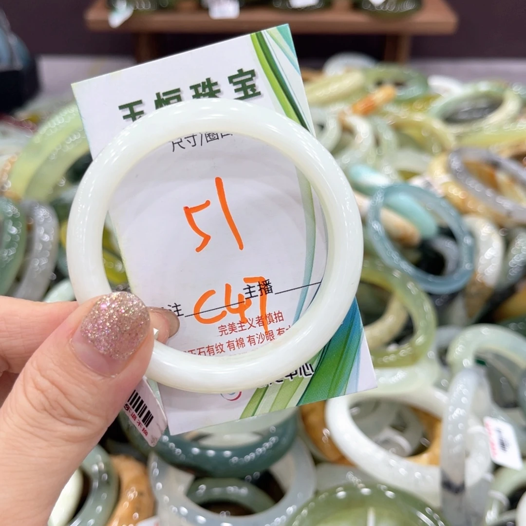 未镶嵌蛇纹石玉手镯手镯