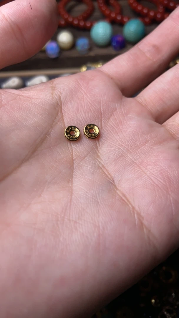 925银银制品 247号钻片6mm一对银饰配饰啊啊啊啊