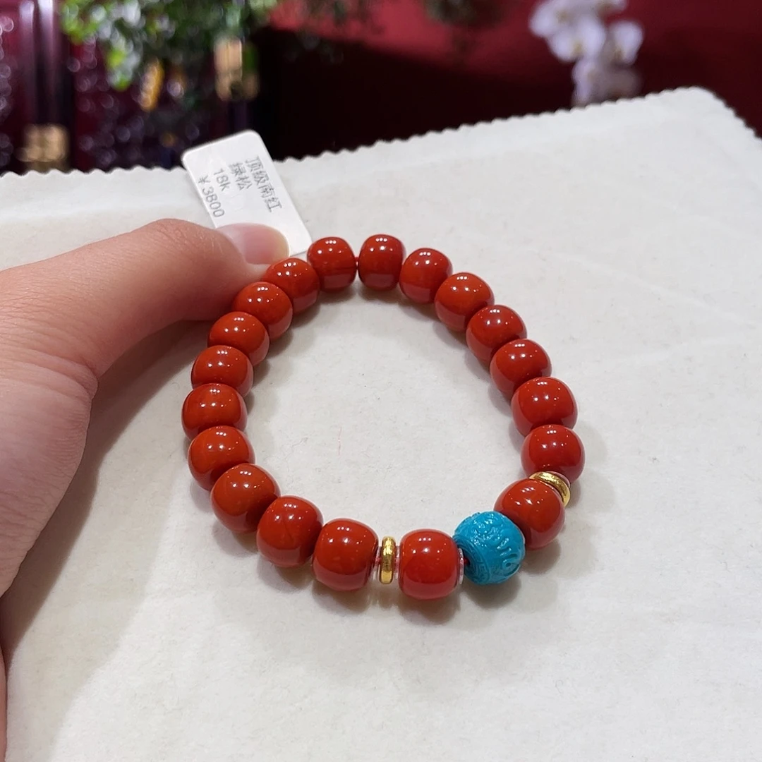 南红玛瑙未镶嵌手串