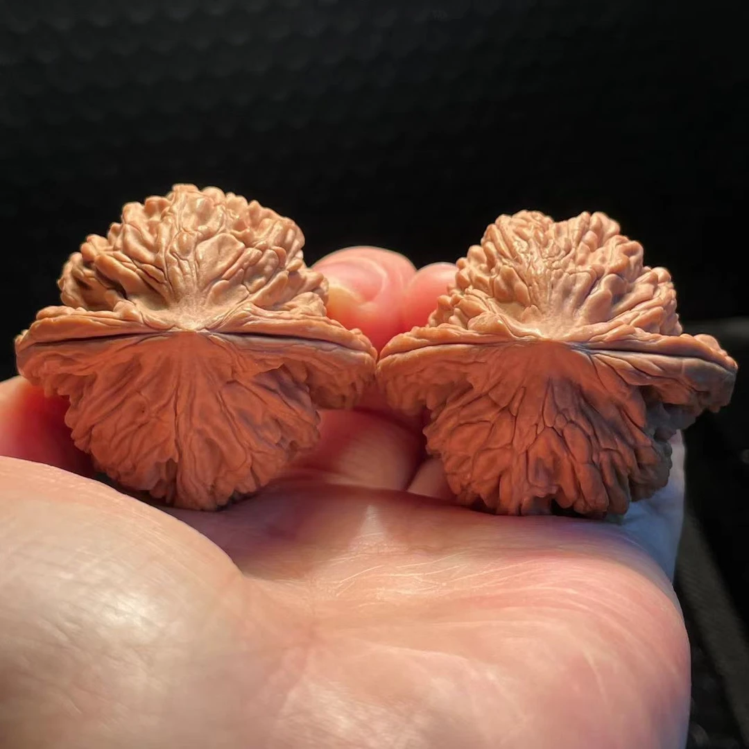 40左右麦穗虎头文玩核桃对核桃L