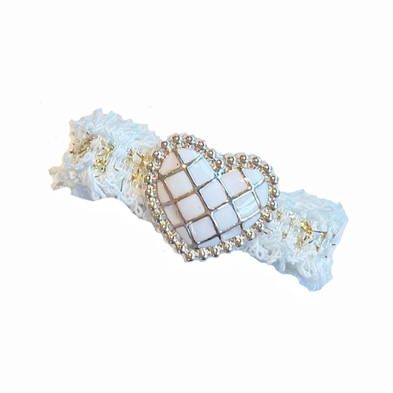 时尚气质简约休闲甜美镶嵌爱心可爱发夹TSF8119