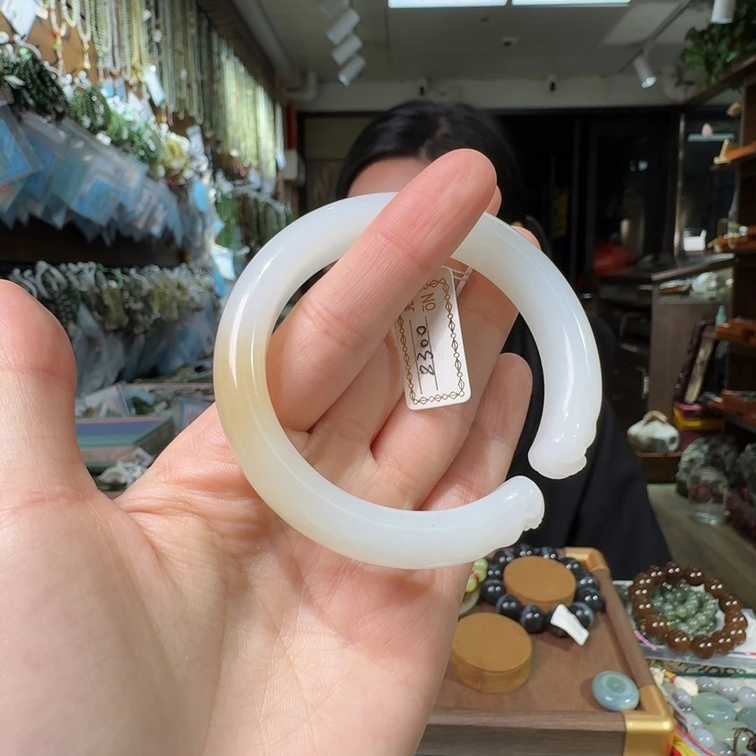 和田玉未镶嵌手链54