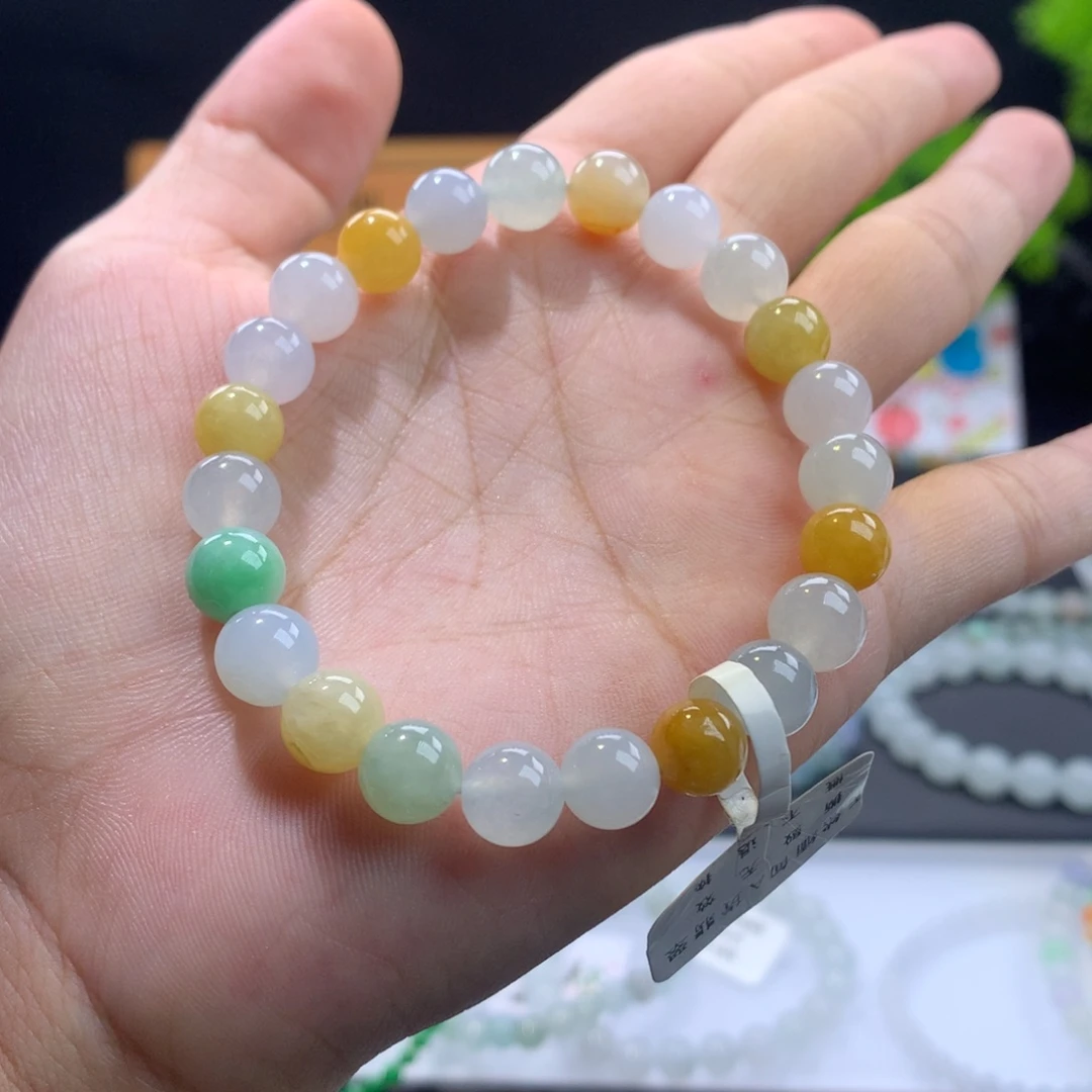翡翠未镶嵌手链卡8