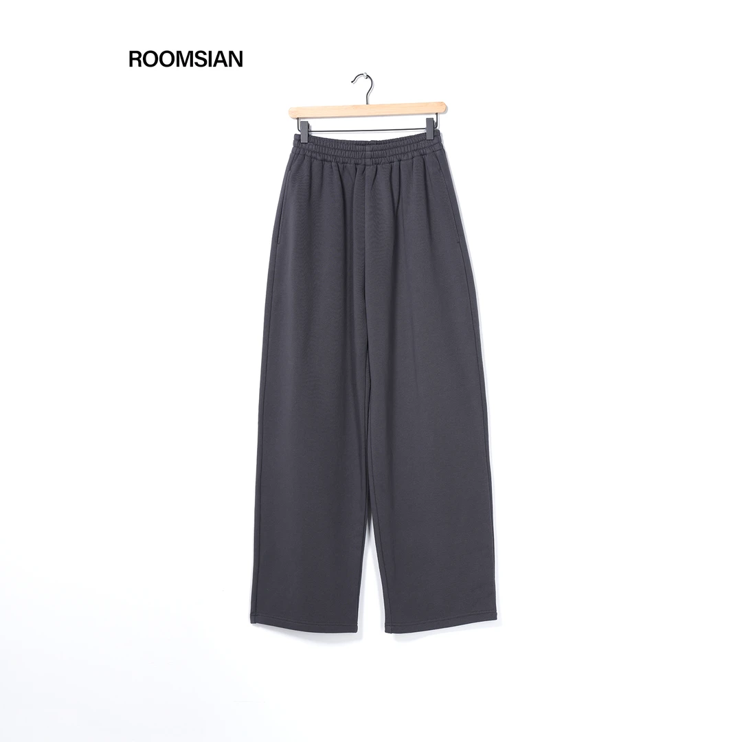 ROOMISAN【廓形大卫裤.松紧腰气球镰刀卫裤】25908
