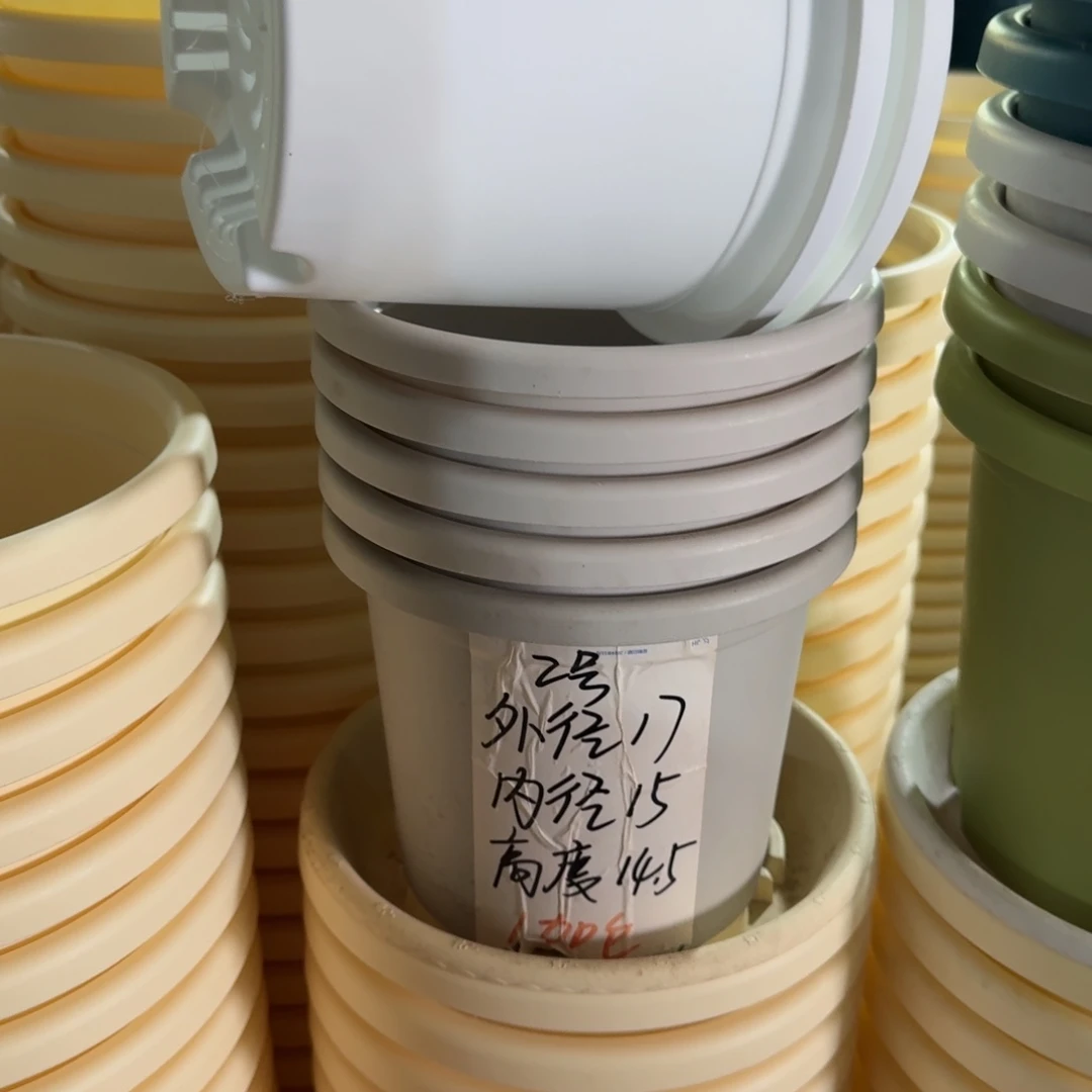 四季2#口径17无拖纯白6个