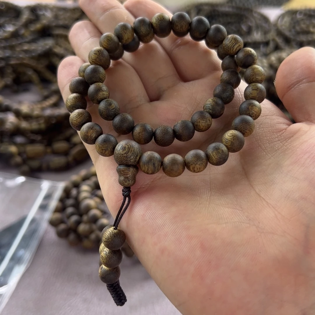 手串沉香0.8规格双圈11克