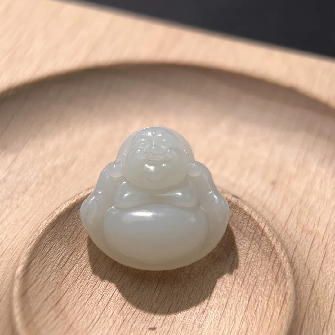 俄料老料和田白玉高润高油佛公吊坠  KT24051610