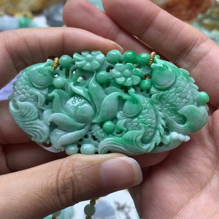 颈饰未镶嵌翡翠翡翠