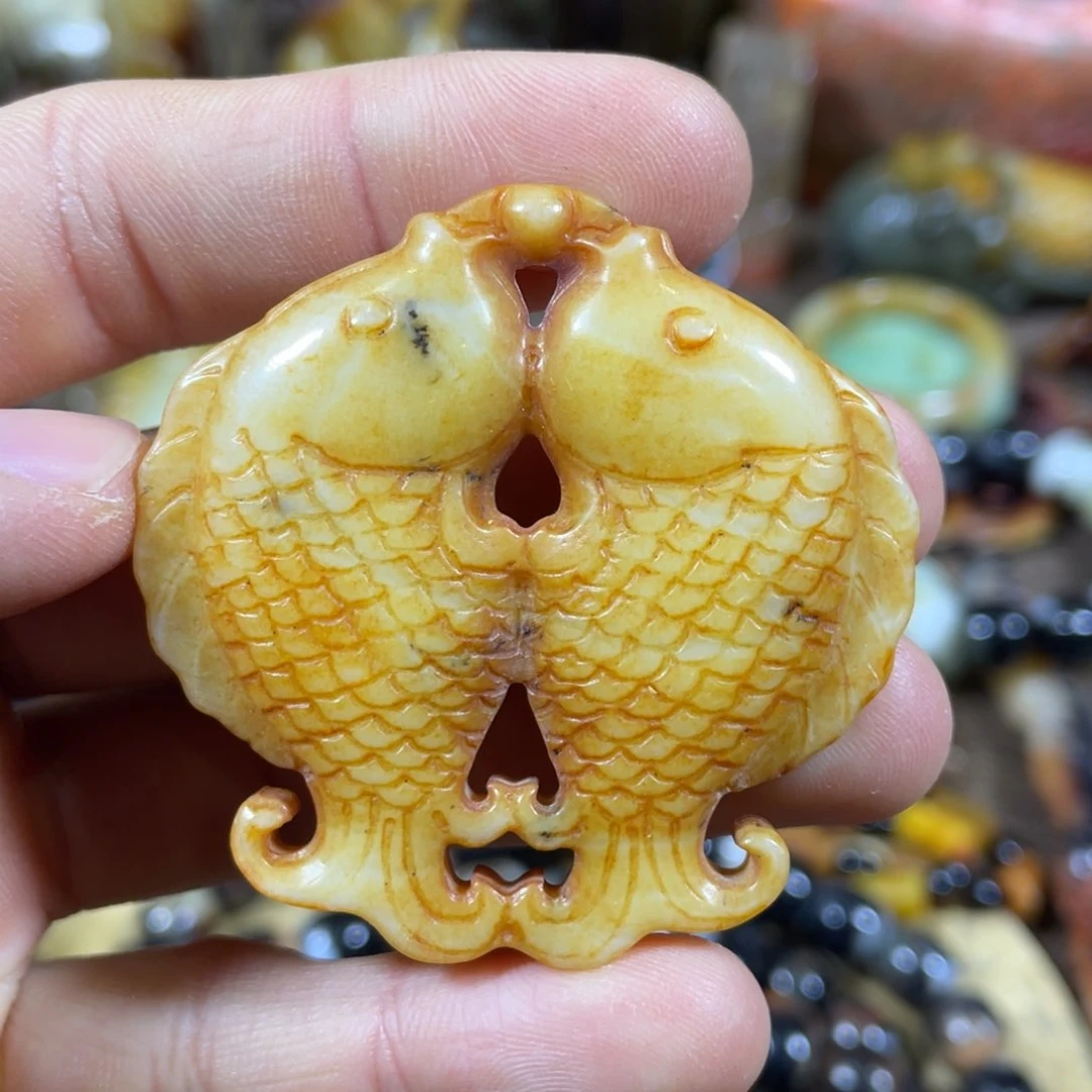 和田玉吊坠(不含链)未镶嵌