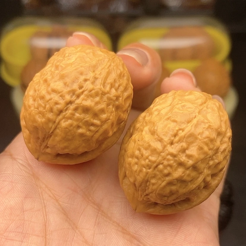 【闪购商品】文玩核桃把件37尺天鹅蛋