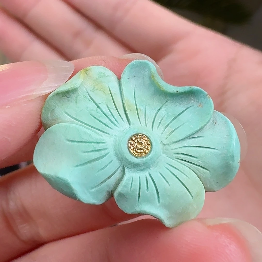 绿松石珠宝奇石未镶嵌